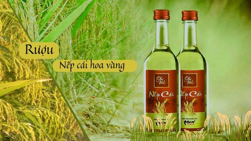 Cách thưởng thức rượu nếp cái hoa vàng